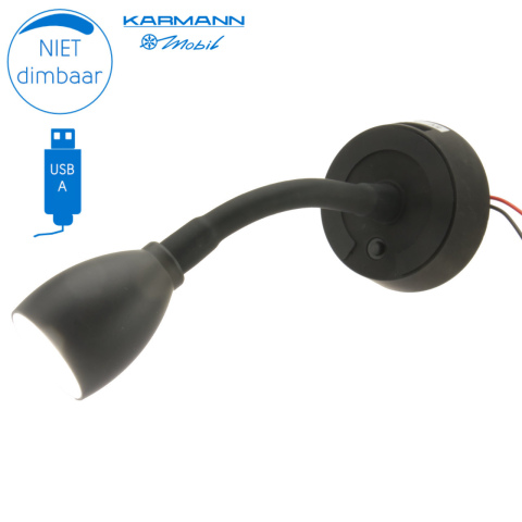 BBAtechniek artnr. 65570 - Veneto B flex LED spot 12V 1.8W 4000K USB (1x)