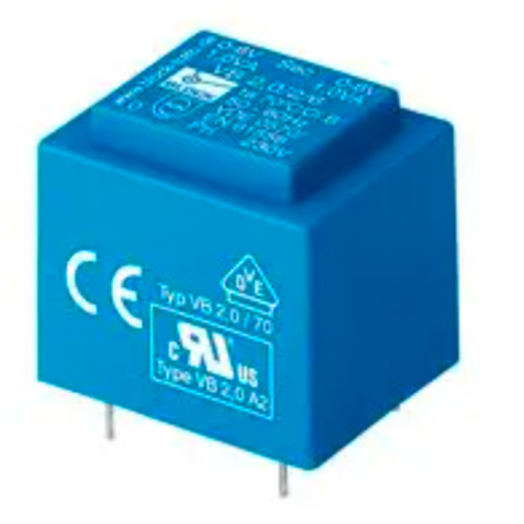 BBAtechniek artnr. 60245 - Trafo 230V 2 x 6V 500mVA 50Hz/60Hz (1x)