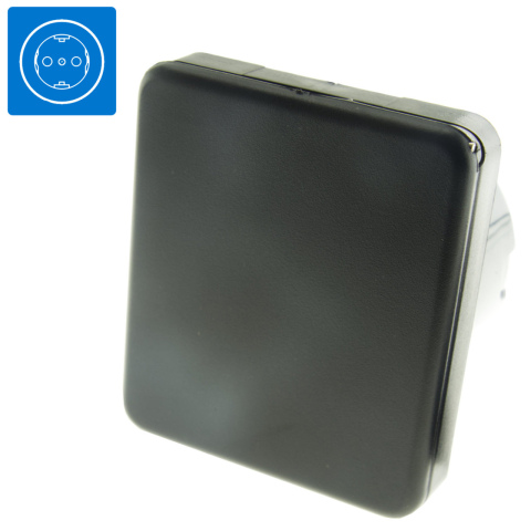 C-Line wandcontactdoos met klapdeksel (1x)