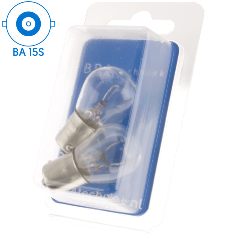 BBAtechniek artnr. 17571 - BA15S 12V 21W BS382 lamp (2x)