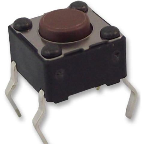 BBAtechniek artnr. 60487 - Druktoets schakelaar 160gf 50mA at 12VDC