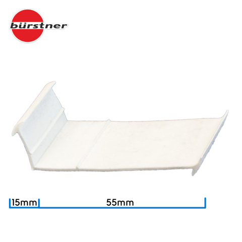 BBAtechniek artnr. 72720 - Onderlegrubber hoekrubber Bürstner 55x15mm (1x15m)