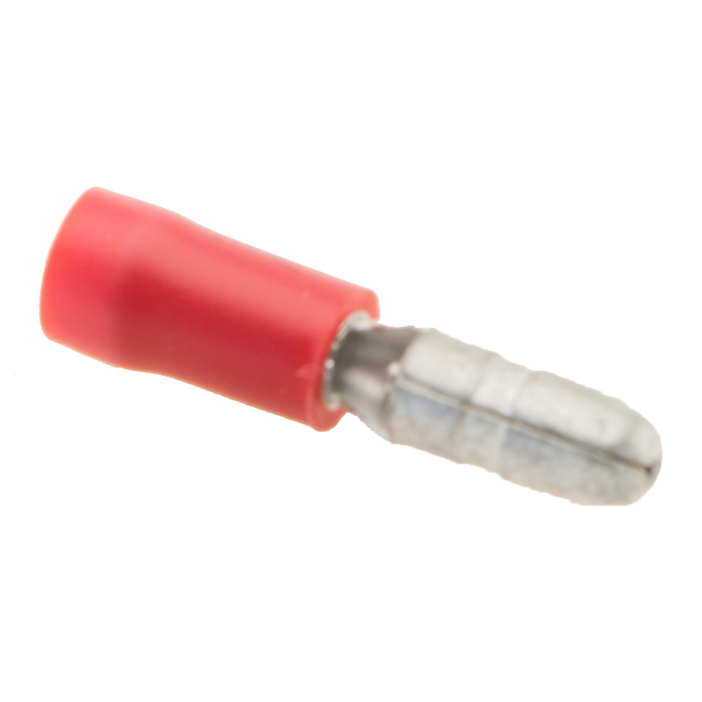 BBAtechniek - Rondsteker + rondstekerhuls Ø4mm* rood (2x5)