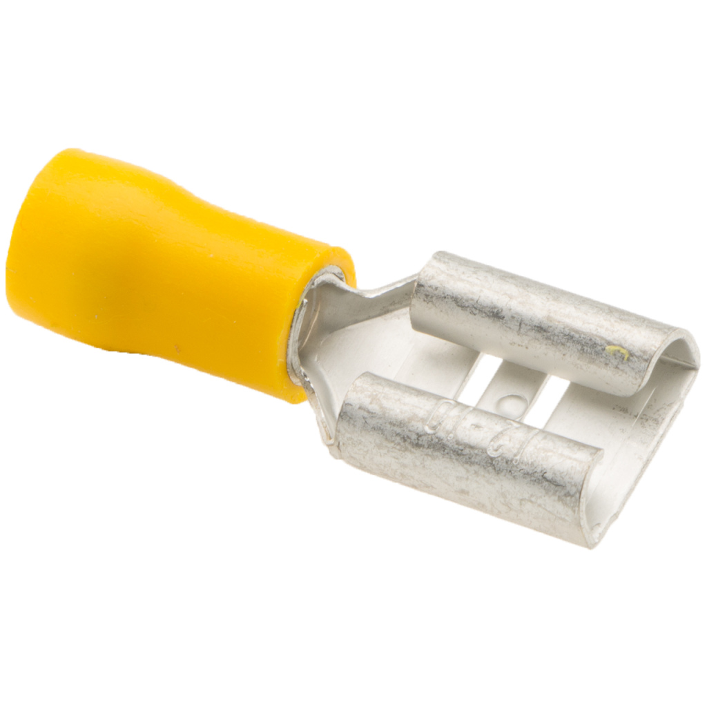 BBAtechniek - Vlakstekerhuls 9.4x1.2mm* geel (5x)