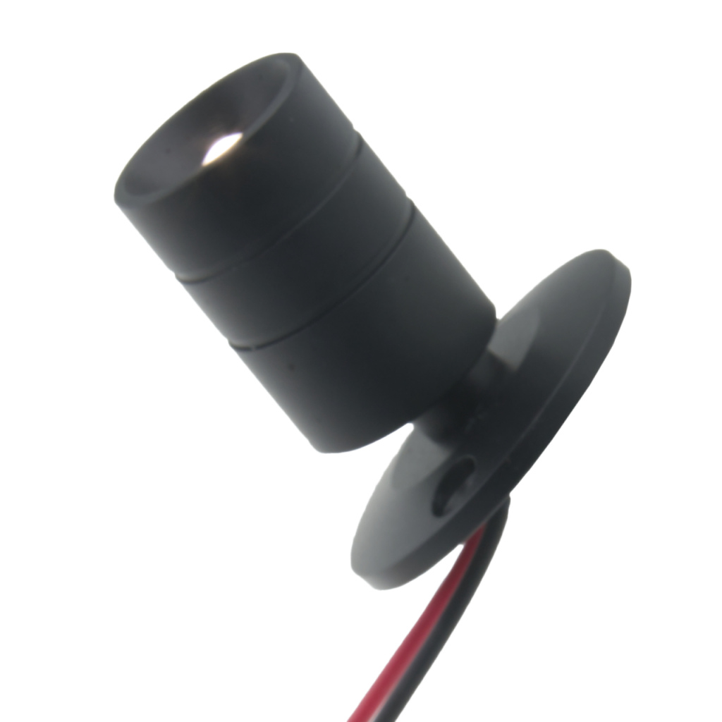 BBAtechniek - Sicilië mini draaibare LED spot 12V 1W 3000K (1x)