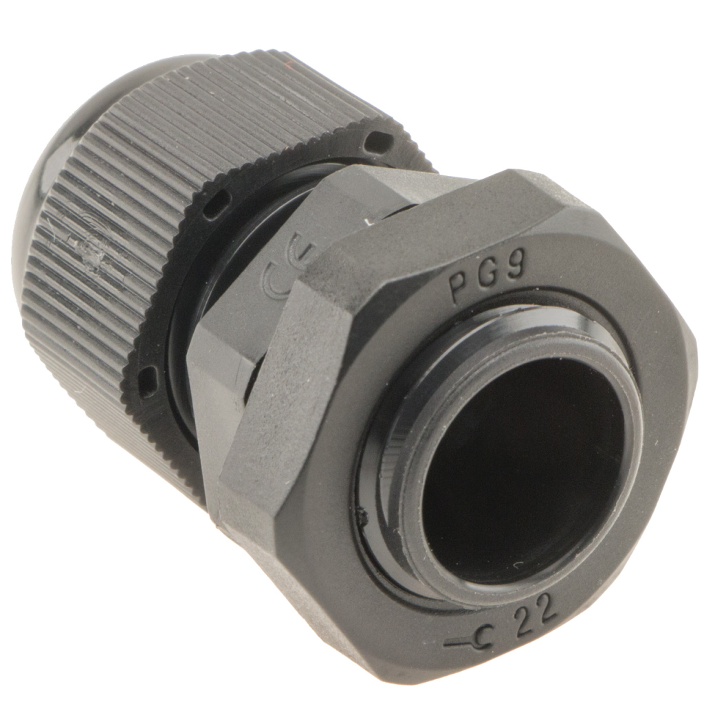 BBAtechniek - NDS wartel kabeldoorvoer 4-8mm zwart PG9 (1x)