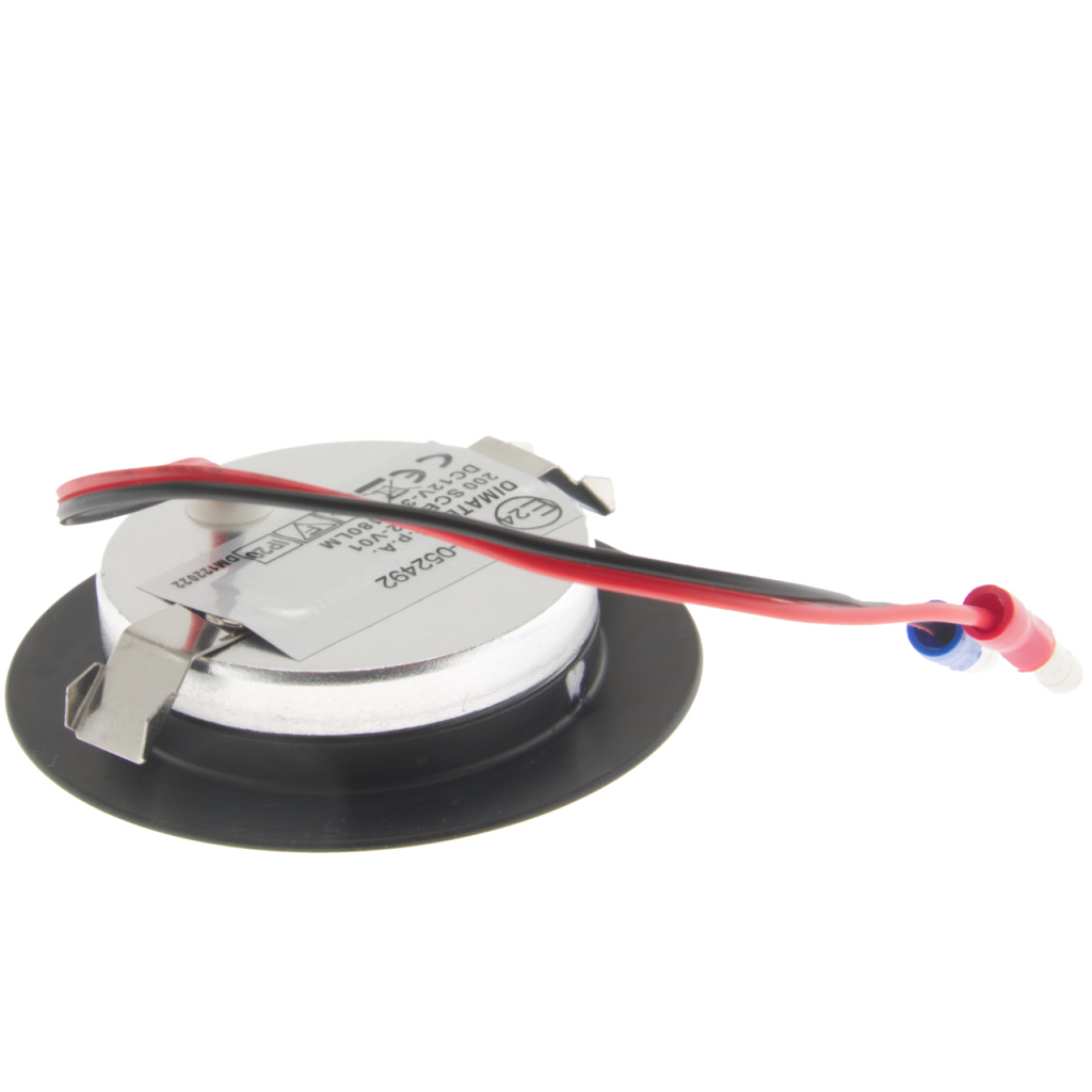 BBAtechniek - Campobasso 12V 3W ronde inbouw LED spot (1x)