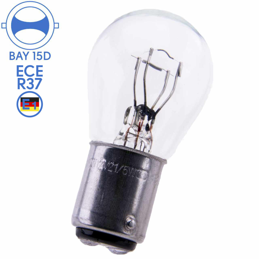 BBAtechniek - BAY15D 12V 21/5W BS380  lamp (10x)