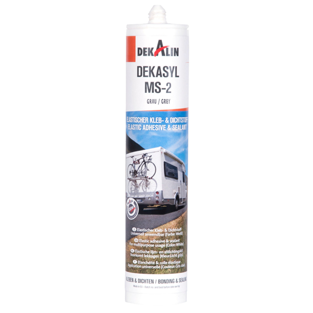BBAtechniek - Dekalin Dekasyl MS-2 koker zwart 290ml  (12x) 