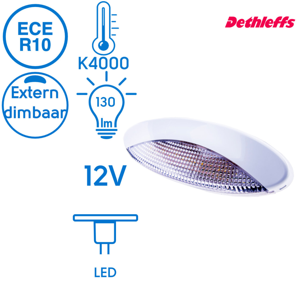 BBAtechniek - Toscane LED voortent/luifellamp 12V 3W (1x)