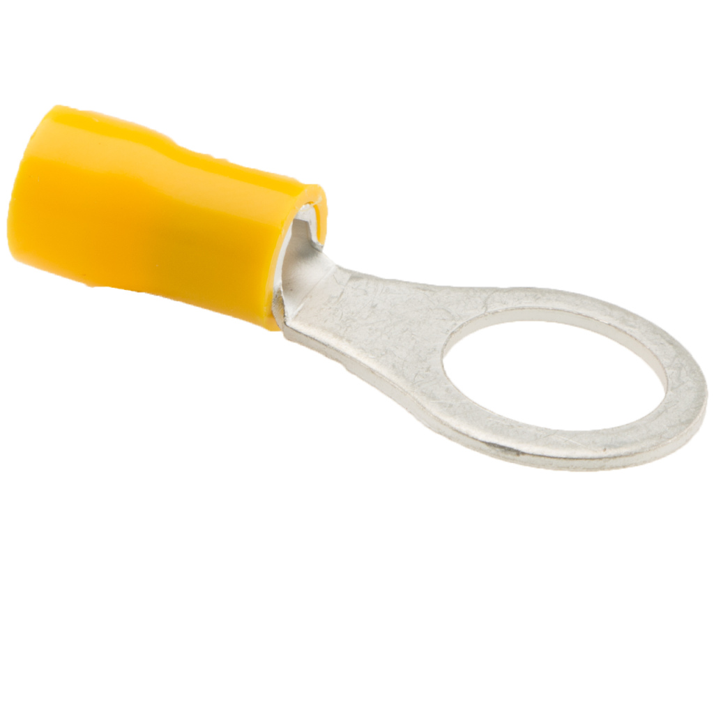 BBAtechniek - Kabelschoen ring M10 Ø10.5mm geel (5x)