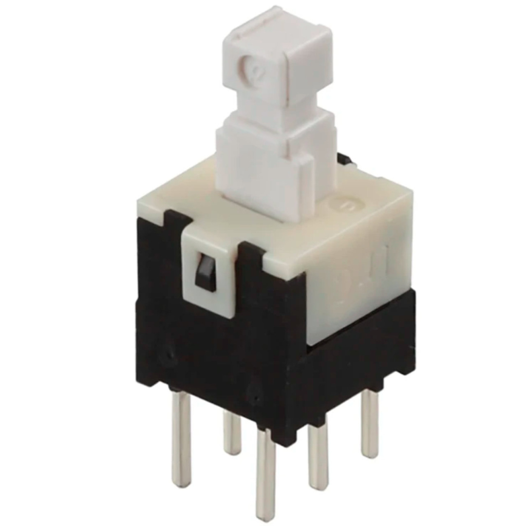 BBAtechniek - Drukschakelaar, 6x6mm DPDT (1x)