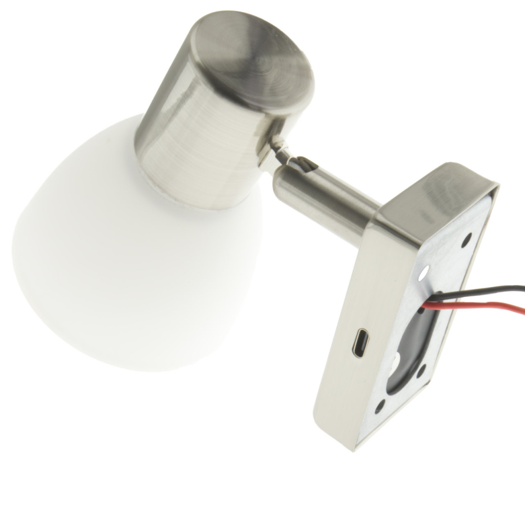 BBAtechniek - Faretto PowerLED 12V 3W geborsteld alu USB-C (1x)