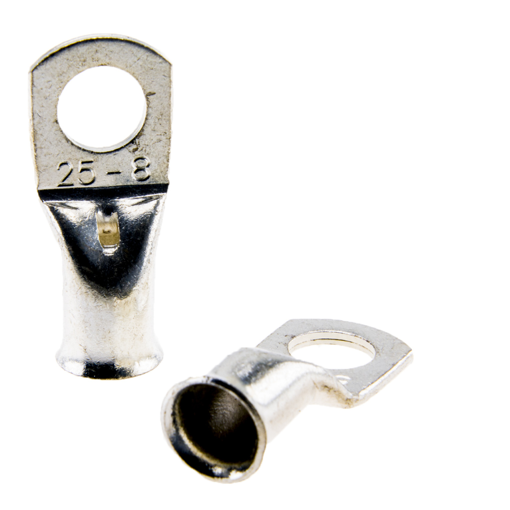 BBAtechniek - 25mm² M8 gesloten kabeloog (50x)