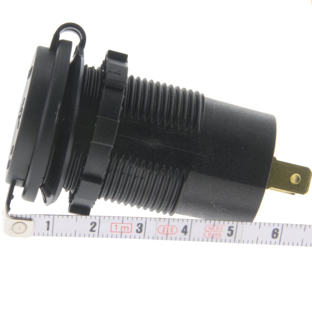 BBAtechniek - USB C-2x PD QC 5.0 LED inbouw (1x)