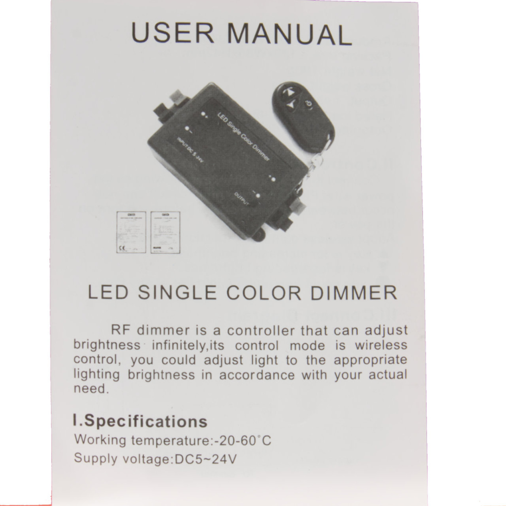 BBAtechniek - BBA LED dimmer met dubbele afstandsbediening (1x)