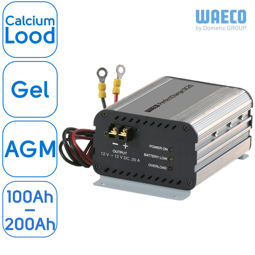 BBAtechniek - 12V 20A Waeco Perfectcharge DC20 acculader (1x)