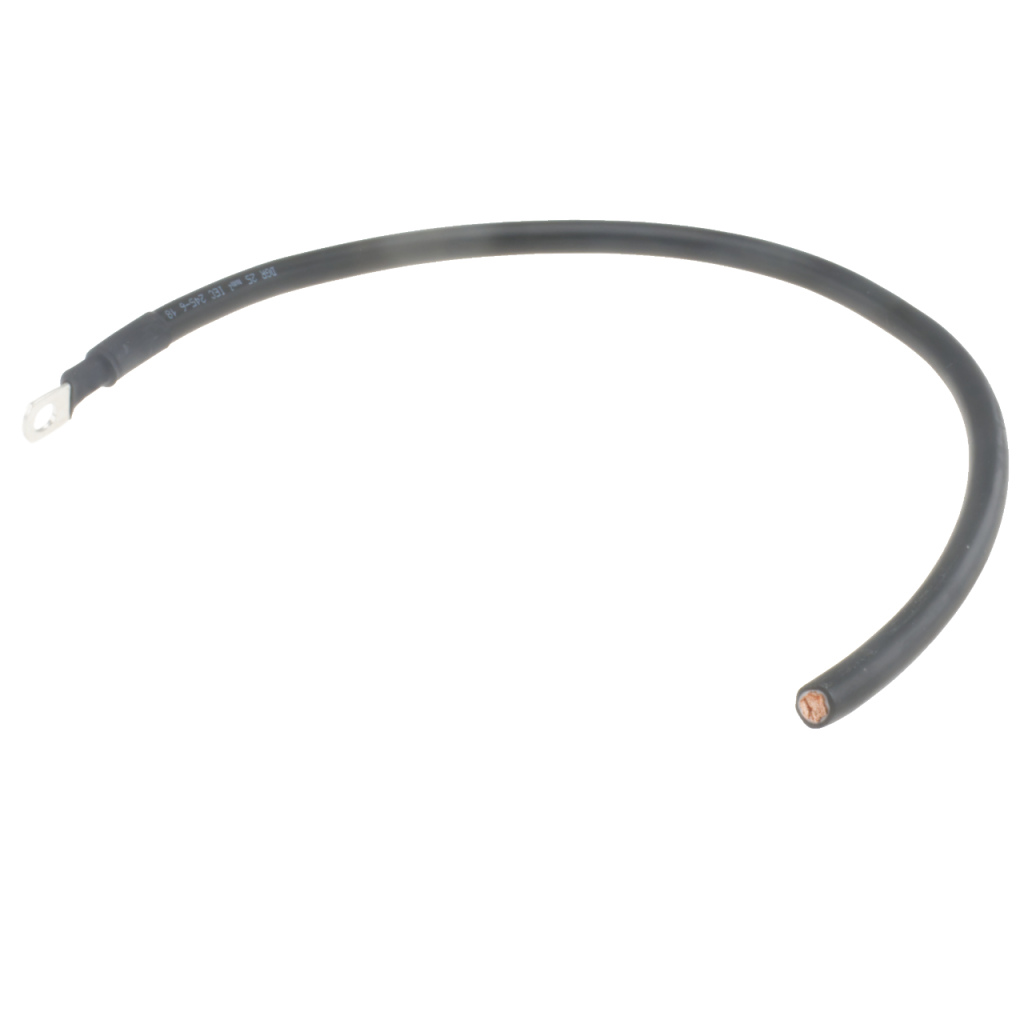 BBAtechniek - 25mm2 accu kabel flexibel zwart 1x M8 (0.5m)