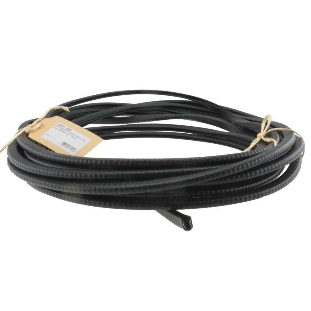 BBAtechniek - BBA klemprofiel voor plaatdikte 1-3mm zwart (1m)