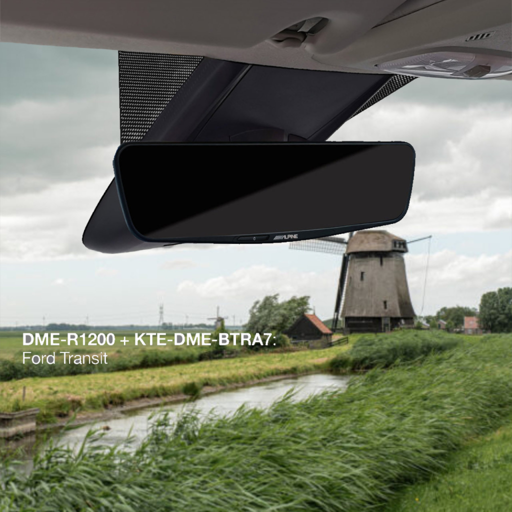 BBAtechniek - Alpine spiegelhouder KTE-DME-BRTA7 F-Transit (1x)