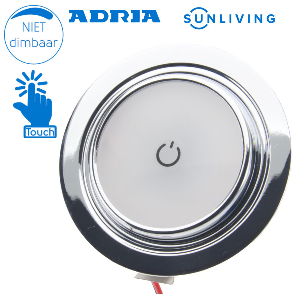 BBAtechniek - L’Aquila LED kantelbare inbouwspot 12V 1.2W (1x)