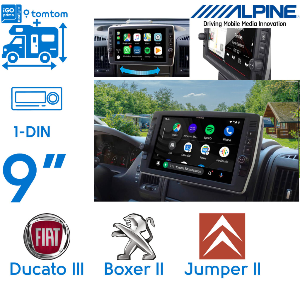 BBAtechniek - Ducato Boxer Jumper navigatie