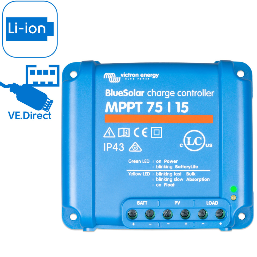 BBAtechniek - Victron BlueSolar MPPT 75/15 12/24V (1x)