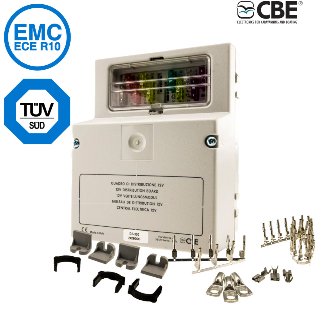 BBAtechniek - CBE DS300-ST 12V distributie box type 20900 (1x)