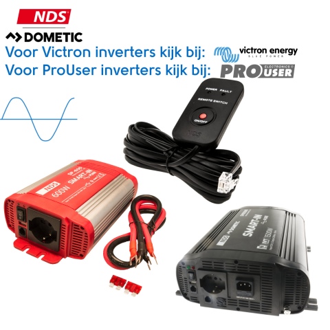 inverters-12v-naar-230v - Zuivere sinus NDS