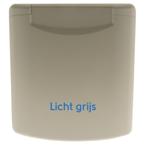 buitenwand-contactdozen - Licht grijs