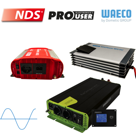 inverters-12v230v - Zuivere sinus inverters