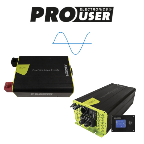 inverters-12v-naar-230v - Zuivere sinus Pro-User