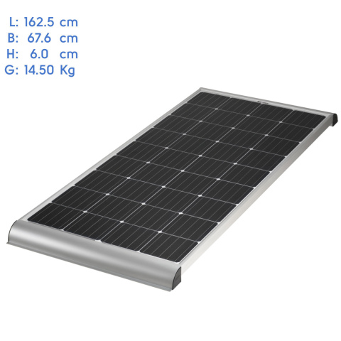 BBAtechniek artnr. 57066 - 175WP 162.5x67.6x6cm zonnepaneel (1x)