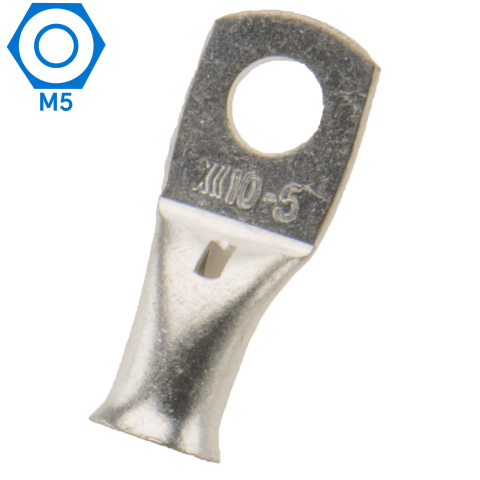 BBAtechniek artnr. 13015 - 10mm² M5 gesloten kabeloog (50x)