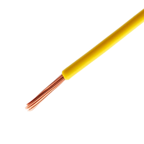 BBAtechniek artnr. 10521 - 1.0mm2 kabel geel (100m)