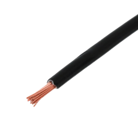BBAtechniek artnr. 10543 - Kabel 1.5mm2 zwart (100m)