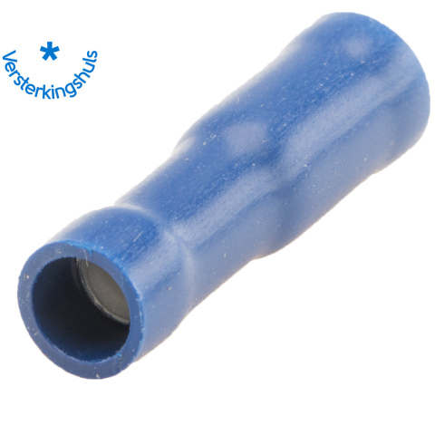 BBAtechniek artnr. 11310 - Rondstekerhuls Ø4.0mm* blauw (100x)