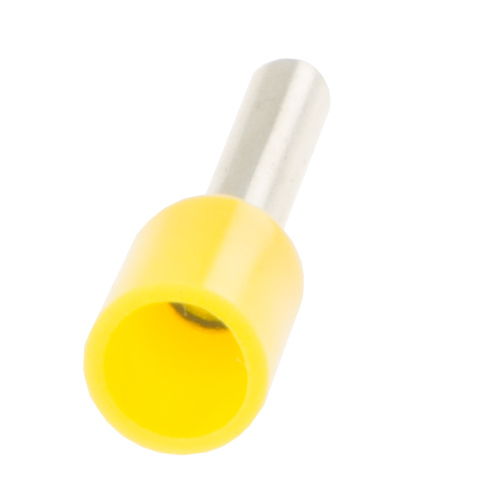 BBAtechniek artnr. 11817 - Adereindhuls 1.0mm² geel (100x)