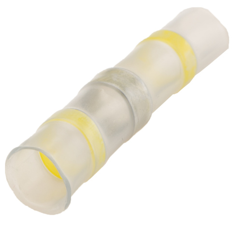 BBAtechniek artnr. 12032 - Doorverbinder Ø8.0mm gesoldeerd geel (50x)