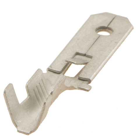 Vlaksteker vertind 6.3, 1.5 -2.5mm² V-vorm (100x)