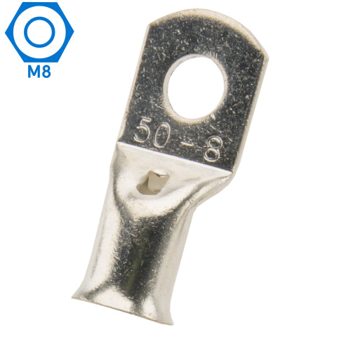 BBAtechniek artnr. 13076 - 50mm² M8 gesloten kabeloog (25x)