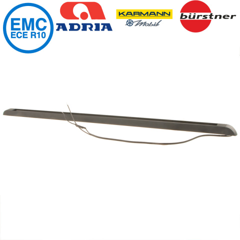 Rialto B opbouw rail 46cm zwart (1x)