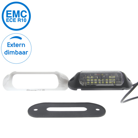 BBAtechniek artnr. 65588 - Calabria verstraler wit 12V 40W ECE R10(1x)