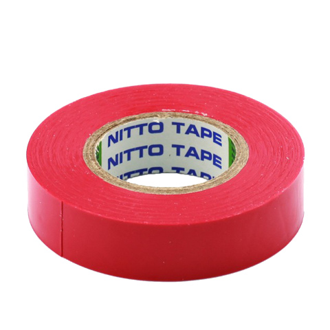 Isolatietape PVC klevend 15mmx10m rood (10x)