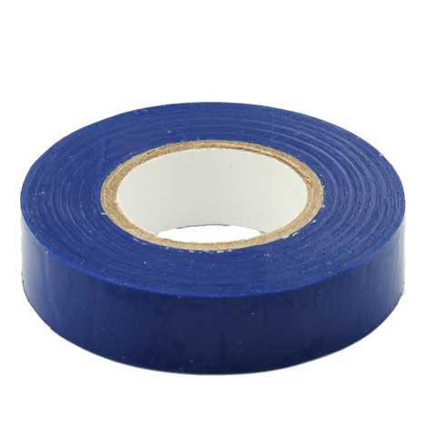 Isolatietape PVC klevend 15mmx10m blauw (10x)
