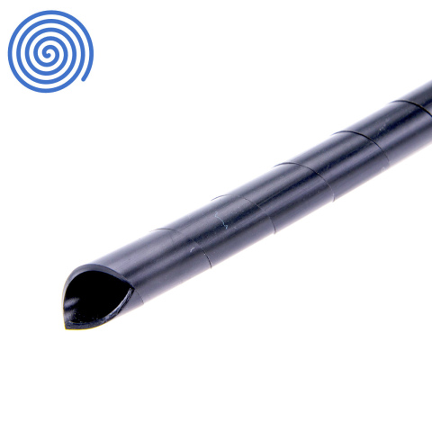BBAtechniek artnr. 15575 - Spiraalband zwart Ø 12-100mm (25m)