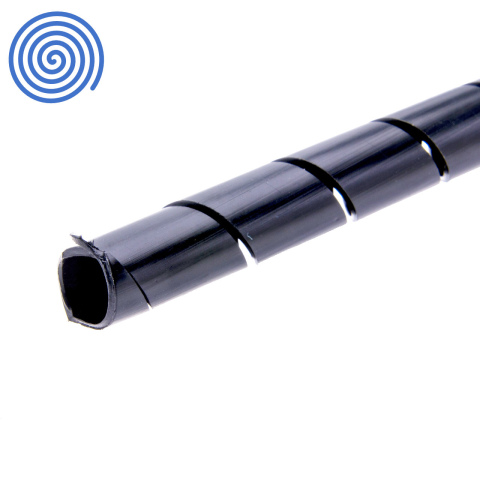 BBAtechniek artnr. 15577 - Spiraalband zwart Ø 13-120mm (25m)