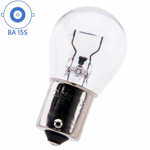 BBAtechniek artnr. 16384 - BA15S 12V 15W BS211 lamp (10x)
