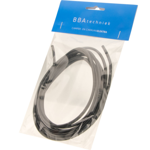 BBAtechniek artnr. 17475 - Kabel 4.0mm² zwart (3m)