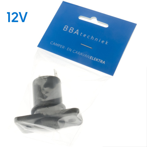 BBAtechniek artnr. 17535 - 12V 16A contactdoos inbouw (1x)